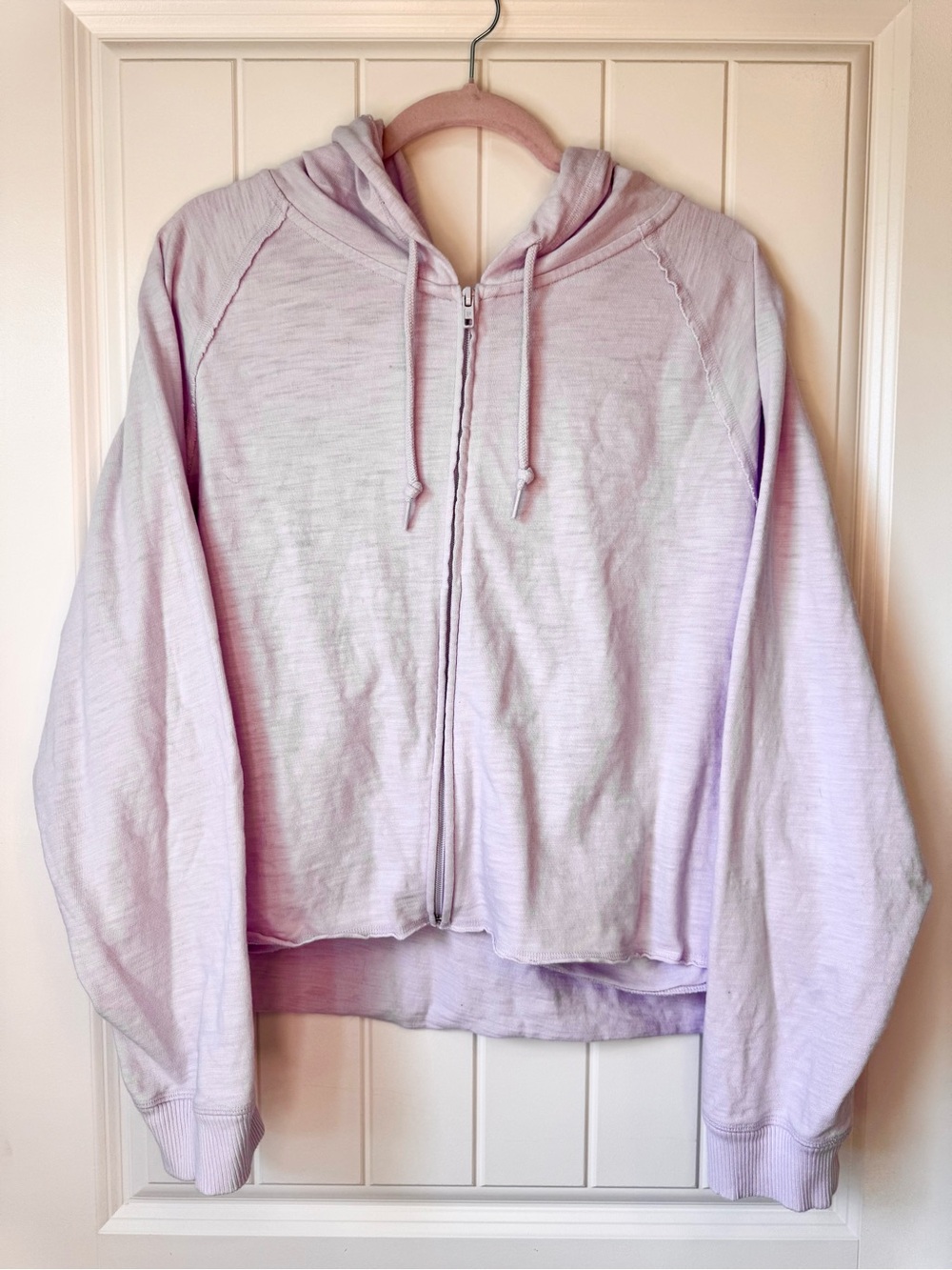 PINK Victoria's Secret Lavender Zip-Up Hoodie Jacket